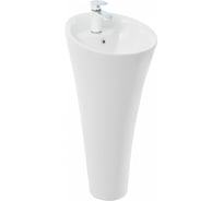 Напольная раковина WeltWasser WW TELBACH белая глянец, 425х425х950 007S GL-WT 10000005490