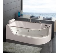 Акриловая ванна WeltWasser WW HB ALSTER 170х80х58, с гидросмассажем, белая 170/80 WT 10000005699