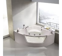 Акриловая ванна WeltWasser WW HB PLAUER 140х140х58, с гидросмассажем, белая 140 WT 10000005708