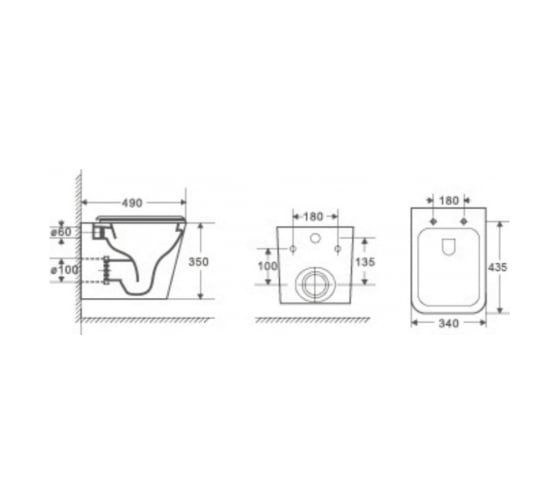 Подвесной унитаз WeltWasser WW GELBACH черный матовый 004 MT-BL 10000003748