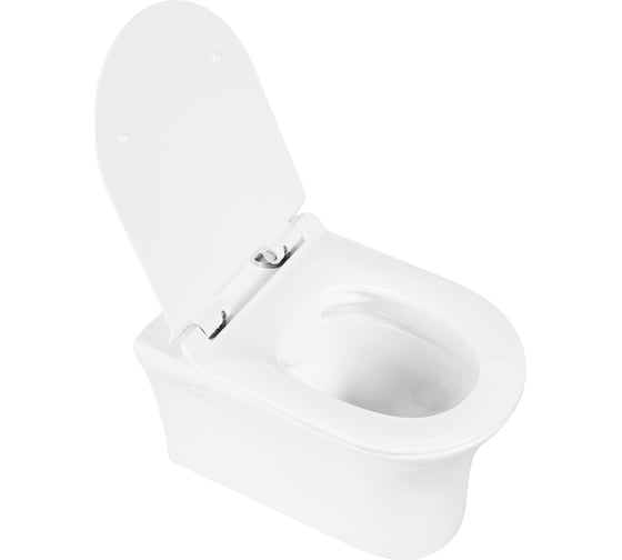 Подвесной безободковый унитаз BelBagno ANCONA BB1224CHR-SM