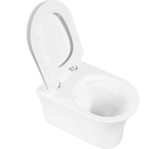 Подвесной безободковый унитаз BelBagno ANCONA BB1224CHR-SM