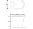 Приставной безободковый унитаз BelBagno ANCONA полное примыкание, P-trap BB1224CBR-P 3