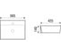 Накладная раковина WeltWasser WW ELBACH 565х425х140 20212 10000003864 2