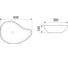Накладная раковина WeltWasser WW ELBACH 650х380х140 1090 10000004578 2