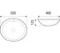 Накладная раковина WeltWasser WW ELBACH 550х460х125 1147 10000004583 2