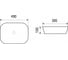 Накладная раковина WeltWasser WW ELBACH 490х395х150 2143 10000003846 2