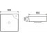 Накладная раковина WeltWasser WW ELBACH 460х460х100 2181 10000004576 2