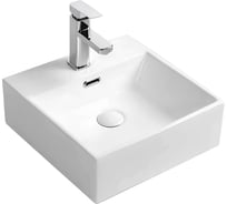 Умывальник Selena Quadra 40 1 отверстие, б/к Q01140WG 123-0484