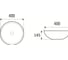 Накладная раковина WeltWasser WW ELBACH 400х400х145 3003 10000003852 2