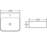 Накладная раковина WeltWasser WW ELBACH 495х445х150 2237 10000004580 2