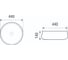 Накладная раковина WeltWasser WW ELBACH 440х440х140 3210 10000003853 2