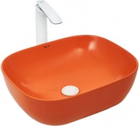Накладная раковина WeltWasser WW ELBACH матовая оранжевая, 490х395х150 2143 10000004526