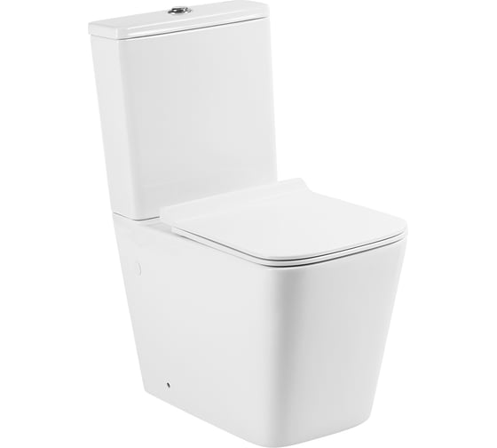 Чаша безободкового унитаза BelBagno ARDENTE-R P-trap BB02093CPR