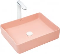 Накладная раковина WeltWasser WW ELBACH матовая розовая, 510х405х110 2178 MP 10000004511