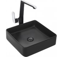 Накладная раковина WeltWasser WW ELBACH MB матовая черная, 400х400х110 2179 10000004512