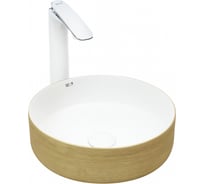 Накладная раковина WeltWasser WW ELBACH золотистая белая, 355х355х120 3134 LSGW 10000005580