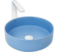 Накладная раковина WeltWasser WW ELBACH матовая голубая, 355х355х120 3134 MBL 10000004518