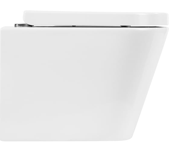 Подвесной безободковый унитаз BelBagno FLAY-R P-trap BB053CHR