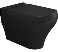 Подвесной унитаз Bocchi Scala Arch 520х360, матовый чёрный 1080-004-0129