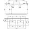 Двойная накладная раковина Bocchi Milano размер 1200x475 мм., цвет черный 1111-004-0126 2