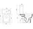 Чаша унитаза BelBagno LAGO P-trap BB128CP 10
