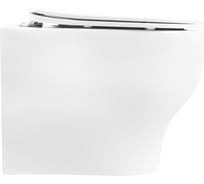 Подвесной безободковый унитаз BelBagno LUCIE P-trap BB063CHR