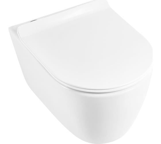 Чаша подвесного безободкового унитаза BelBagno MARINO с креплением BB105CHR