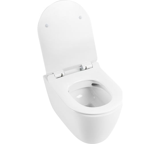 Чаша подвесного безободкового унитаза BelBagno MARINO с креплением BB105CHR
