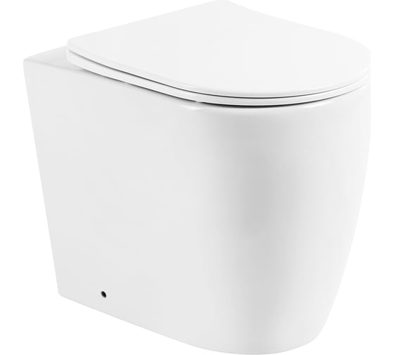 Чаша приставного безободкового унитаза BelBagno MARINO P-trap BB105CBR