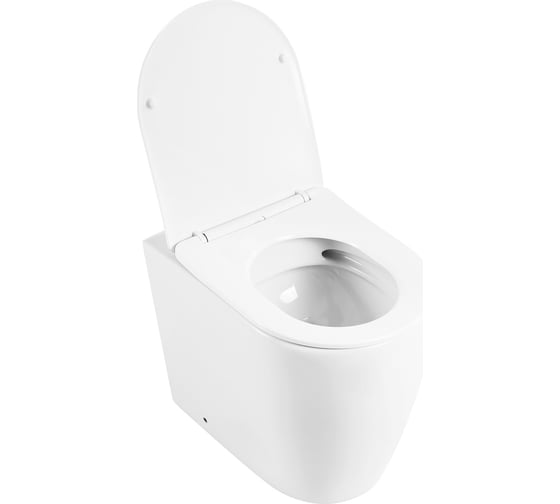 Чаша приставного безободкового унитаза BelBagno MARINO P-trap BB105CBR