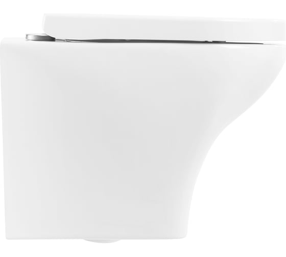 Подвесной безободковый унитаз BelBagno KRAFT P-trap BB064CHR