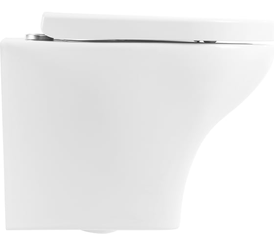 Подвесной безободковый унитаз BelBagno KRAFT P-trap BB064CHR