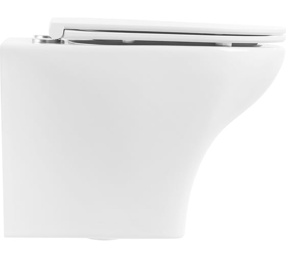 Подвесной безободковый унитаз BelBagno KRAFT P-trap BB064CHR