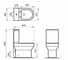 Чаша безободкового унитаза BelBagno NORMA P-trap BB339CPR 11