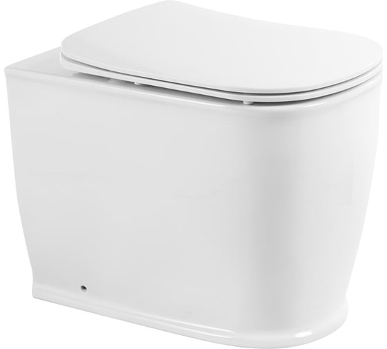 Чаша приставного унитаза BelBagno PRADO P-trap BB10150CB 1