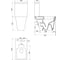 Чаша безободкового унитаза BelBagno REGINA P-trap BB104CP 10