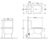 Чаша безободкового унитаза BelBagno RICCO P-trap BB275CPR 11
