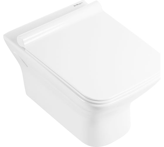 Подвесной безободковый унитаз BelBagno ROMANO BB248CHR-SM