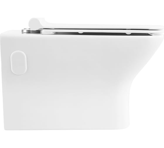 Подвесной безободковый унитаз BelBagno ROMANO BB248CHR-SM