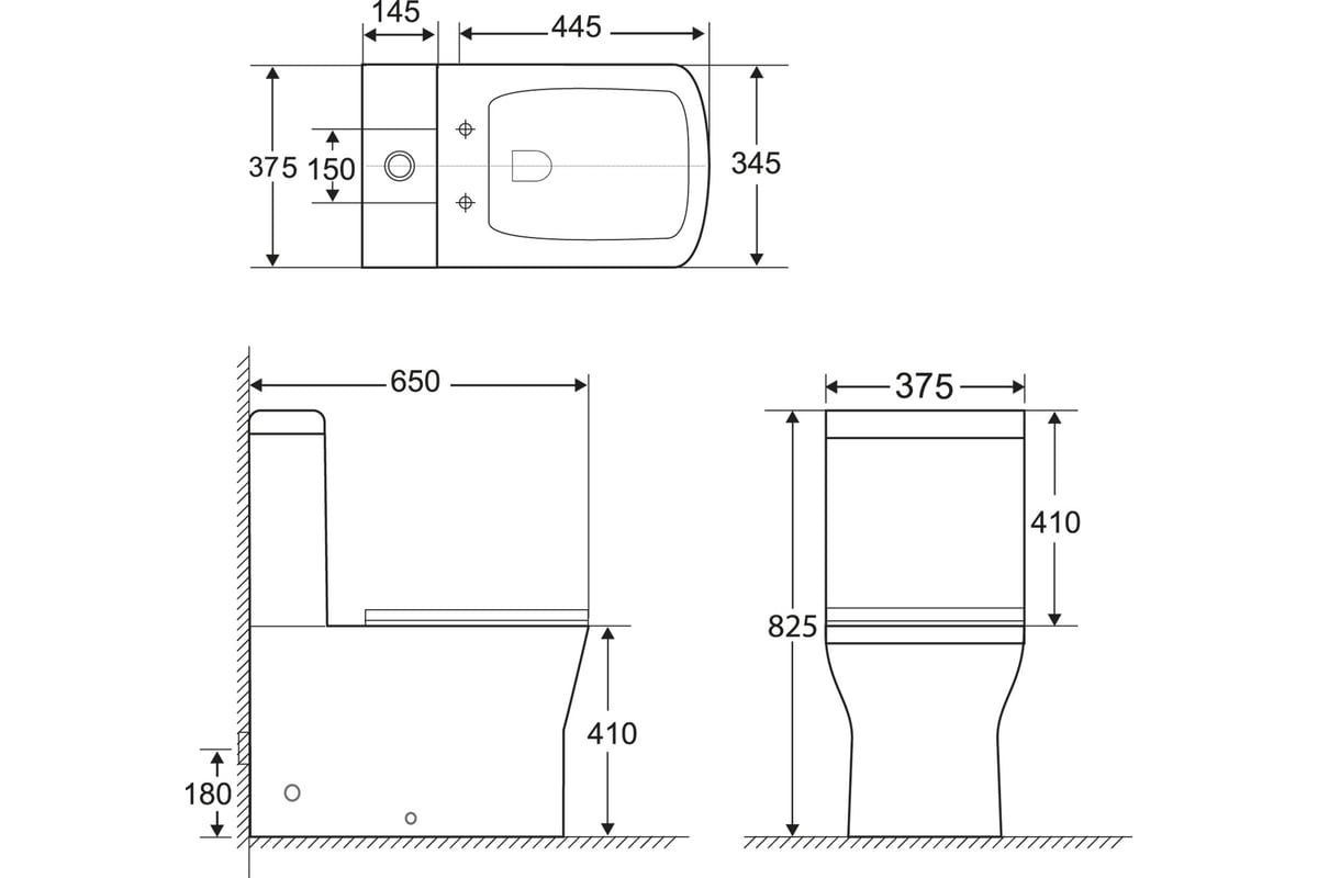 унитаз компакт безободковый belbagno steam фото 63