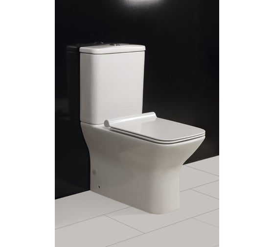 Чаша унитаза BelBagno ROMANO полное примыкание к стене, P-trap BB248CPR-P