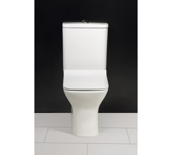 Чаша унитаза BelBagno ROMANO полное примыкание к стене, P-trap BB248CPR-P