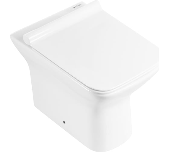 Приставной безободковый унитаз BelBagno ROMANO полное примыкание, P-trap BB248CBR
