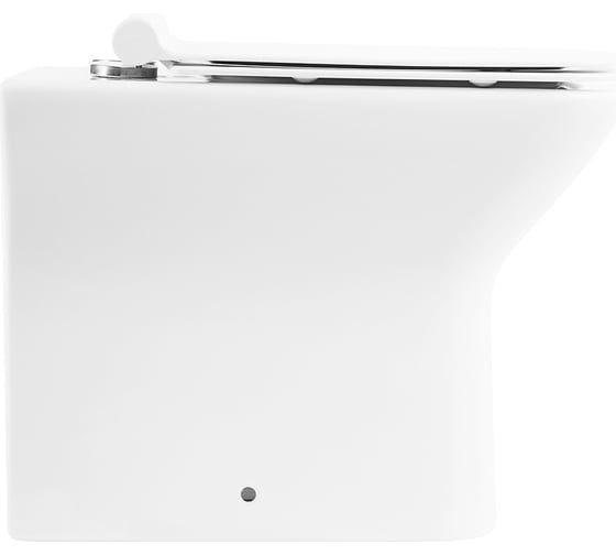 Приставной безободковый унитаз BelBagno ROMANO полное примыкание, P-trap BB248CBR