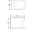 Приставной безободковый унитаз BelBagno ROMANO полное примыкание, P-trap BB248CBR 10