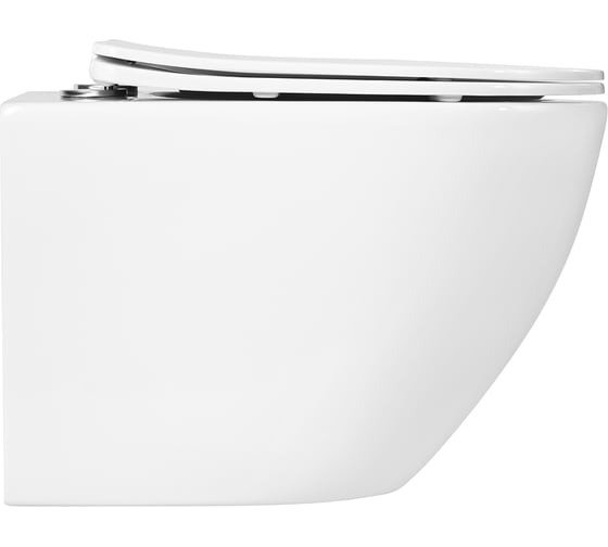 Подвесной безободковый унитаз BelBagno SFERA-R P-trap BB046CHR