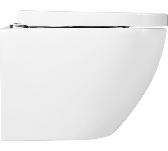 Подвесной безободковый унитаз BelBagno SFERA-R P-trap BB046CHR