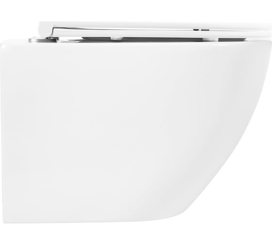 Подвесной безободковый унитаз BelBagno SFERA-R P-trap BB046CHR
