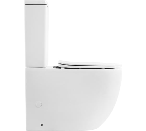Чаша безободкового унитаза BelBagno SFERA-TR P-trap BB2128CPR